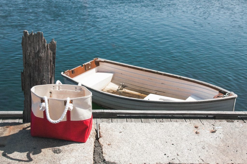 L.L.Bean - L.L.BEAN X WDS SOLID BOAT AND TOTE LARGEの+